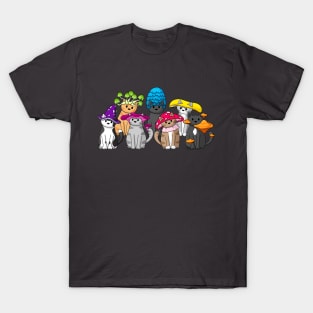 Mushroom Cats Gang T-Shirt